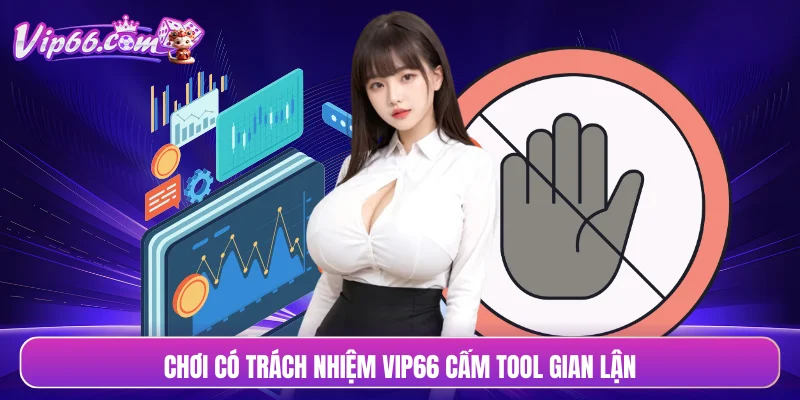 Chơi có trách nhiệm VIP66 cấm tool gian lận
